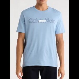 Brand new with tags Calvin Klein Light Blue Short Sleeve Tee